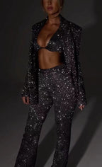 Glinsterend Feestpak voor Dames - Glitter Party-Suit