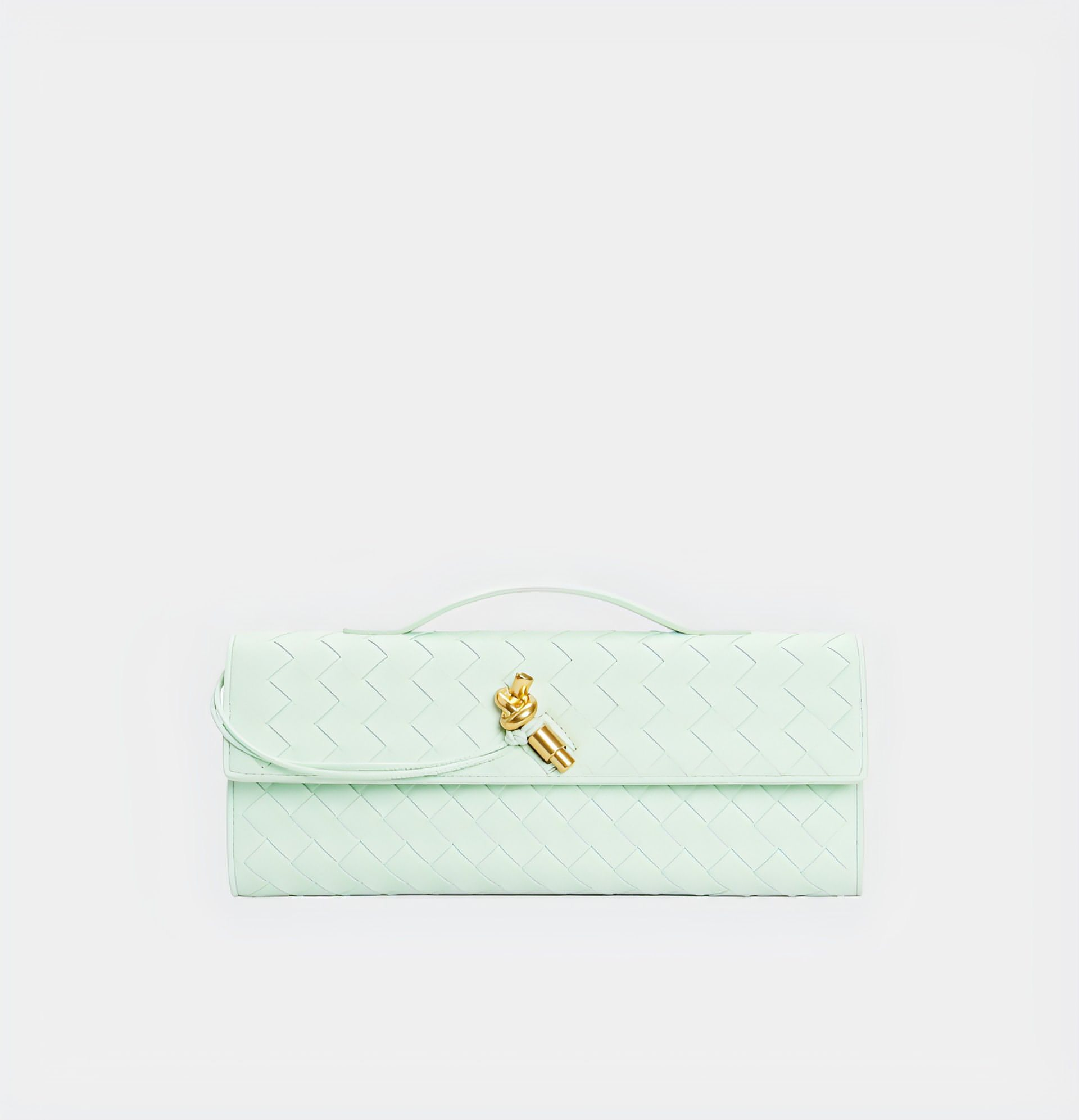 Handgeweven Leren Schoudertas voor Stijlvolle Draagwijze