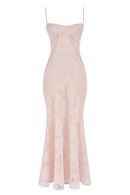 Romantische Maxi Jurk Met Corset Lacing En Bloemmotief