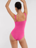 Seamless Sculpting Diamond Neck Brief Bodysuit