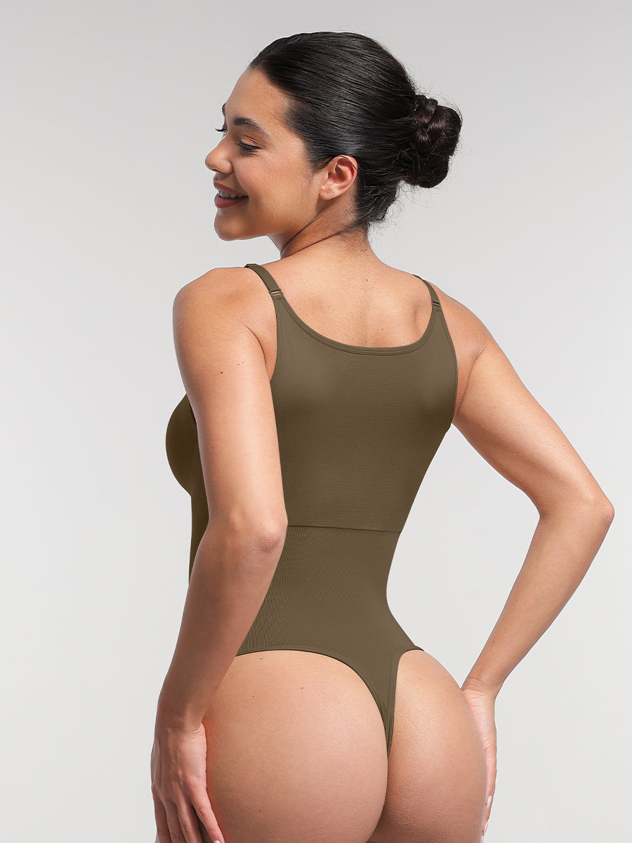 Sculpting Padded Bra Thong Bodysuit