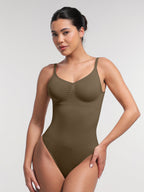 Sculpting Padded Bra Thong Bodysuit