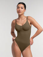 Sculpting Padded Bra Thong Bodysuit