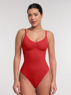 Sculpting Padded Bra Thong Bodysuit