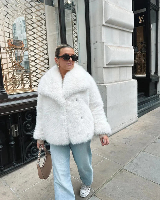 Minde Lavion | Faux Fur Coat Jas